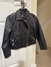Firetrap Girls Black Leather