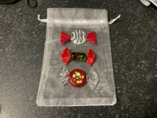 Preloved Set of 3 Murano Style