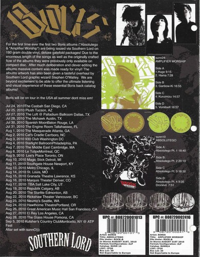 Boris vintage 2010 promo trade - boris,