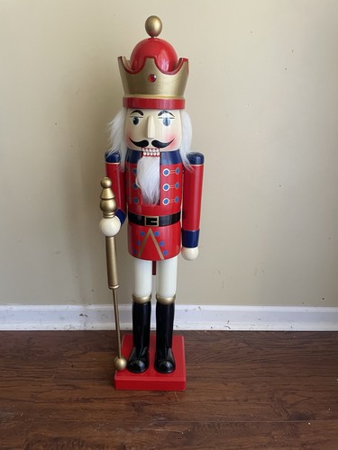 Large wooden nutcracker king - nutcracker,