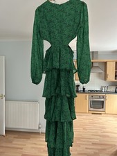 ASOS designer Lavish Alice Emerald Green Maxi Gown Dress UK 6, BRAND NEW 
