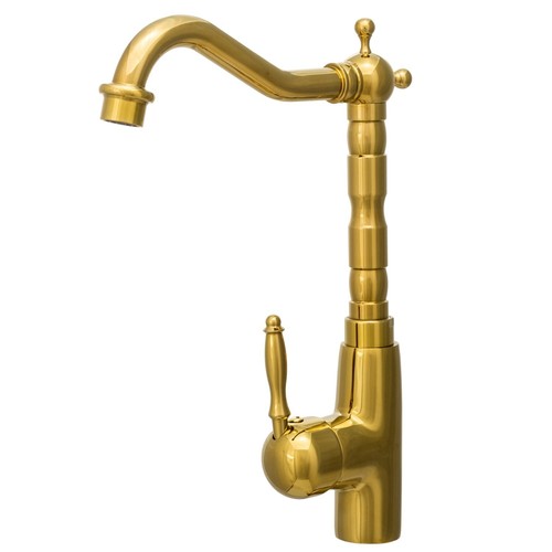 Sink tap vintage gold brass - tap,