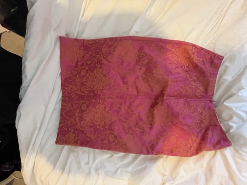 Vintage pink pencil skirt - pink,