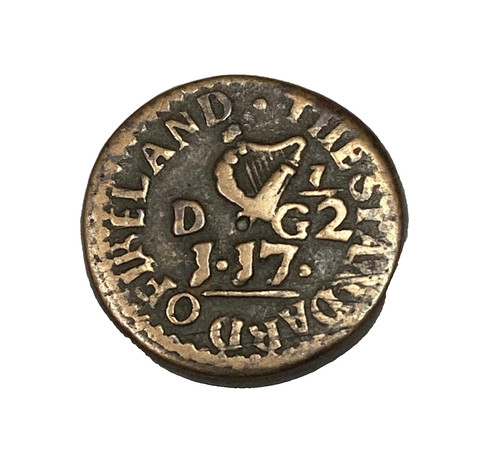 18th century irish brass - 18th, coin