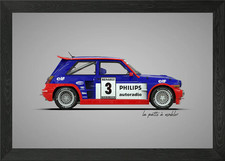 Renault maxi turbo framed - renault, 5