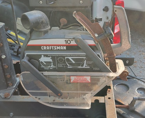 Craftsman radial arm - 10",