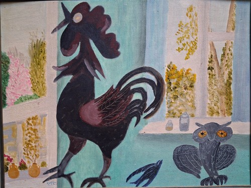 Original vintage oil - original,