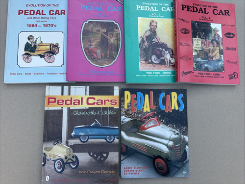 Lot pedal cars history - pedal,