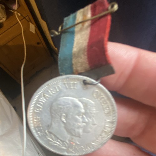 British 1902 silver coronation - british,