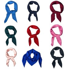 Square satin silk scarves - satin,