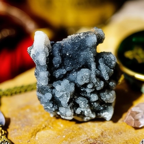 Natural black druzy sphalerite - natural,