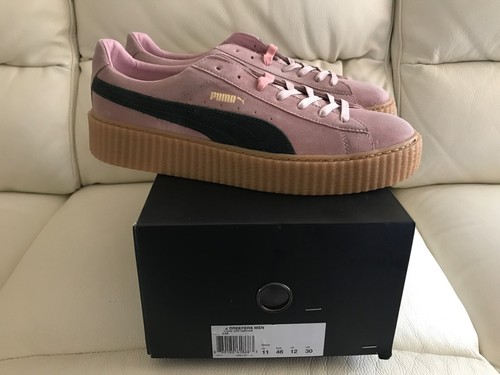 Puma rihanna pink - pink, suede