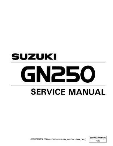 Manual suzuki 250 oem - manual,