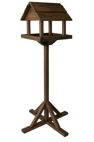 Deluxe dark wooden bird - wooden,