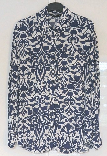 Ladies blue ivory size - f&f,