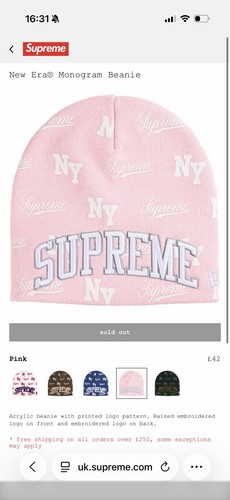 Supreme new era monogram - supreme,