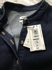 Jaeger Midi Denim Shirt Dress