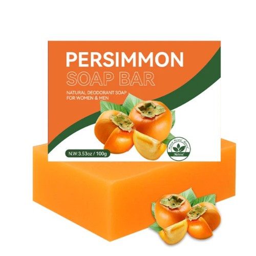 Persimmon soap bar - soap, old