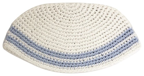 Holy israel yarmulke knitted - holy,