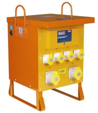 Sealey Single Phase Site Transformer 10kVA 110V  110V Transformer (WST10000)