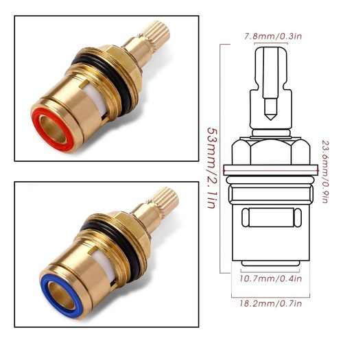 Universal brass tap - universal, valve