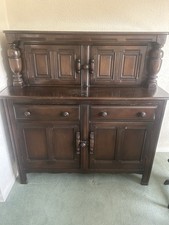 Ercol Old Colonial  Collection Dresser Unit In Dark Wood