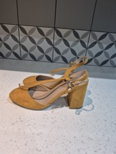 New Look Mustard Yellow Block Heel Shoes – UK 5 / EU 38