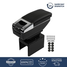 Boxed Armrest For Audi A2 A3 A4 A6 80 100 200 TT Arm Rest Centre Console Black