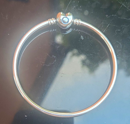 Pandora silver round - pandora, charm