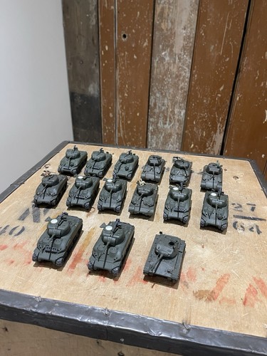 Miniature army tanks trucks - miniature,
