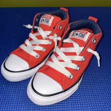 Converse ALL STAR Street Red YOUTH US13 EUR 31 padded tongue shoes