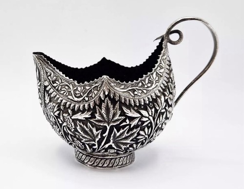 Kashmiri indian silver cream - indian,