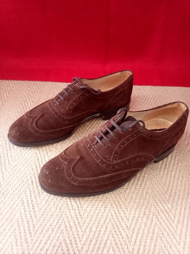 Loake brown suede shoe - shoe, —