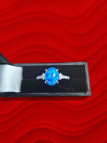 Gorgeous blue opal sterling - gorgeous, &