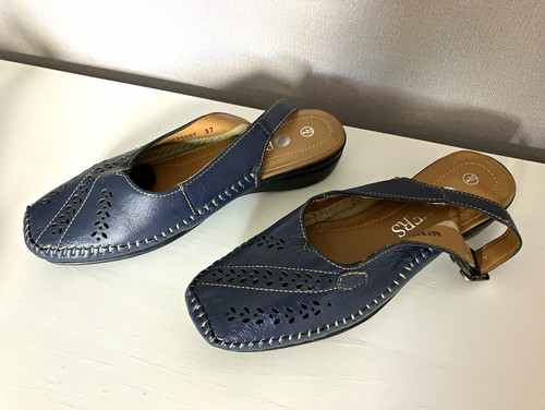 Pavers womens blue - pavers, leather
