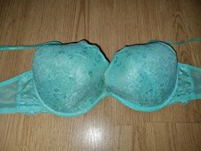 BNWOT Gorgeous green LA SENZA Push-up Insert Padded Underwired Bra Size 38D