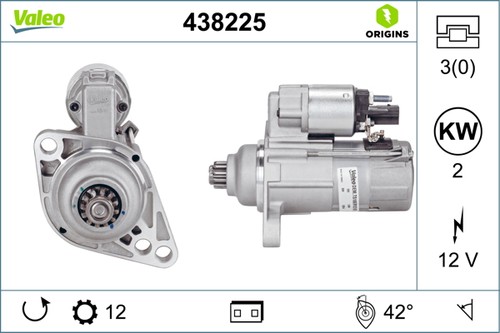 Starter fits audi - starter,