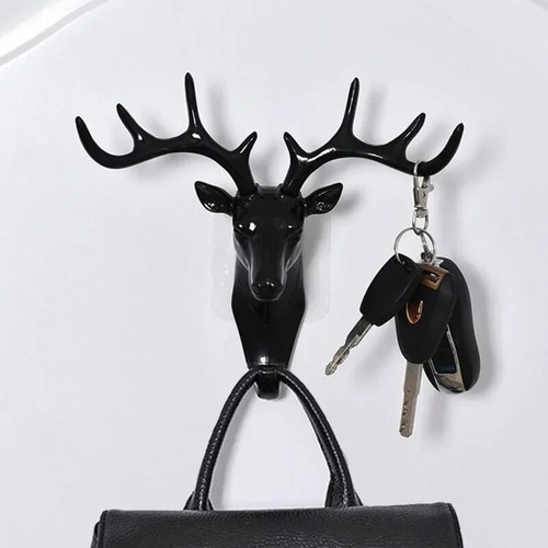 Animal deer stags head hook - animal,