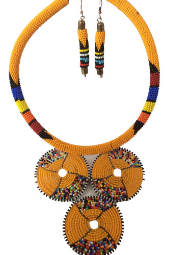 African masai zulu necklace - zulu,