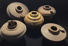 Job lot - five metal oil lamp