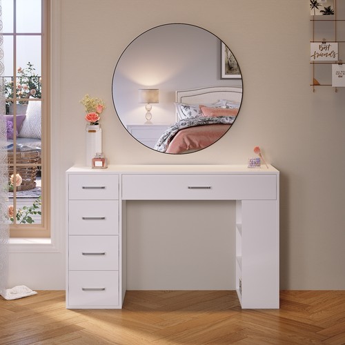 High gloss dressing table - high,