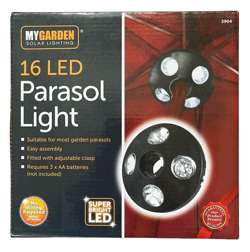 Led parasol patio light - led,