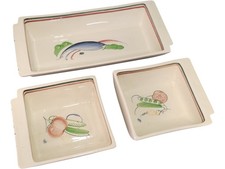 Susie Cooper Ceramic Serving Dishes Set of 3 Vintage Design