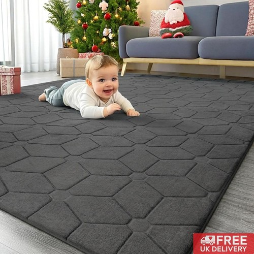 Large geometric rug living - large,