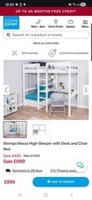 Stompa High Sleeper Bed with