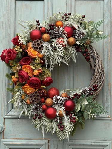 Large christmas red and - and, orange