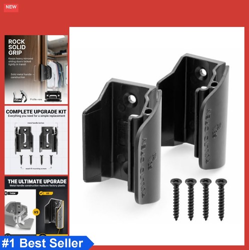 Mirrored door latch sliding - mirrored,