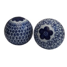 Pair of Decorative Blue &