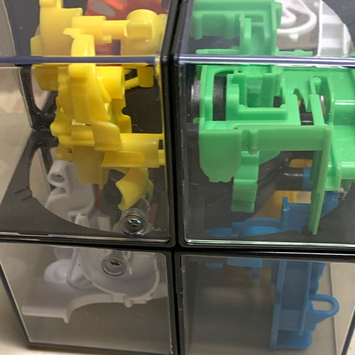 3x3x3 transparent cube maze - cube,
