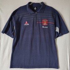 Carlisle United Eddie Stobart Zip Polo Shirt Le Coq Sporti Short Sleeve CUFC XXL